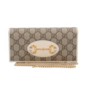 グッチ ホースビット ウォレットチェーン PVC 621888 534563 レディース GUCCI 中古｜rk-y