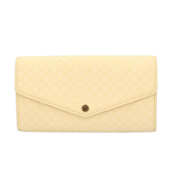 ルイヴィトン 日本限定 ポルトフォイユ サラNM ナノモノグラム 長財布 レザー M82231 レデ...