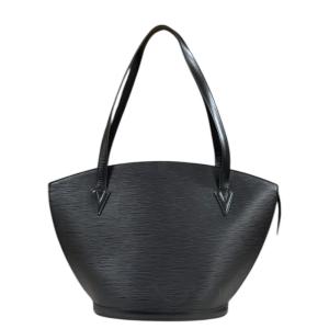 ルイヴィトン サンジャックショッピング エピ ショルダーバッグ エピレザー M52262 ブラック レディース LOUIS VUITTON 中古