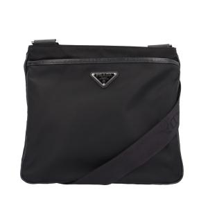 プラダ ショルダーバッグ ナイロン 2VH118 ブラック ユニセックス PRADA 中古 美品｜rk-y