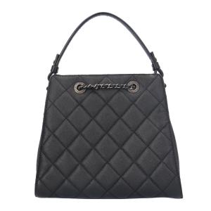 シャネル CCバケット ショルダーバッグ レザ...の詳細画像2