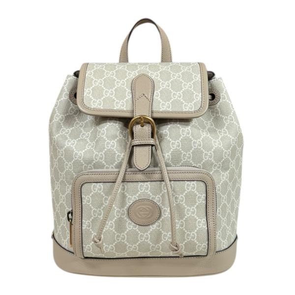 グッチ インターロッキングG リュック・デイパック GGスプリームキャンバス 674147 レディー...