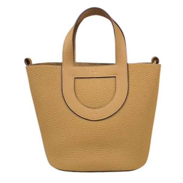 エルメス イン ザ ループ18 ハンドバッグ トリヨンクレマンス ブラウン レディース HERMES...