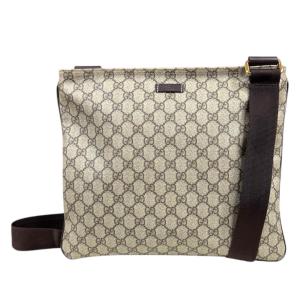 グッチ ＧＧスプリーム ショルダーバッグ GGスプリームキャンバス 201446 ベージュ レディース GUCCI 中古 美品