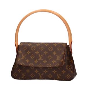 ルイヴィトン LOUIS VUITTON ショルダーバッグ モノグラム ルーピングGM M51145 ブラウン LOUIS VUITTON - 本物 ルイヴィトン LOUIS VUITTON LV ルーピング GM