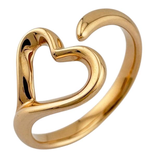 ティファニー オープンハート リング 指輪 16.5号 18金 K18ピンクゴールド レディース T...