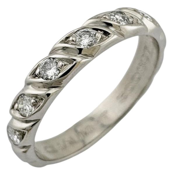 ショーメ トルサード リング 指輪 12号 Pt950プラチナ ダイヤモンド レディース Chaum...