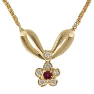 TIFFANY&Co.（ティファニー） バイザヤード 約0.07ct ネックレス 18金