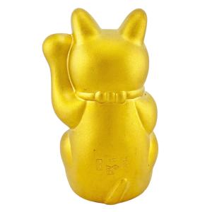 置物 招き猫 純金 縁起物 金運 財運 商売〓...の詳細画像3