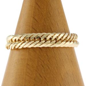 K18喜平リング　12面トリプルカット 18金リング K18 12面トリプル喜平リング 日本製 (17号、内径