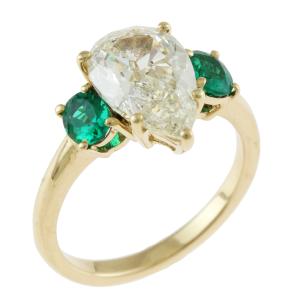 ジュエリーマキ クロスライン リング 指輪 ダイヤモンド 0.57ct