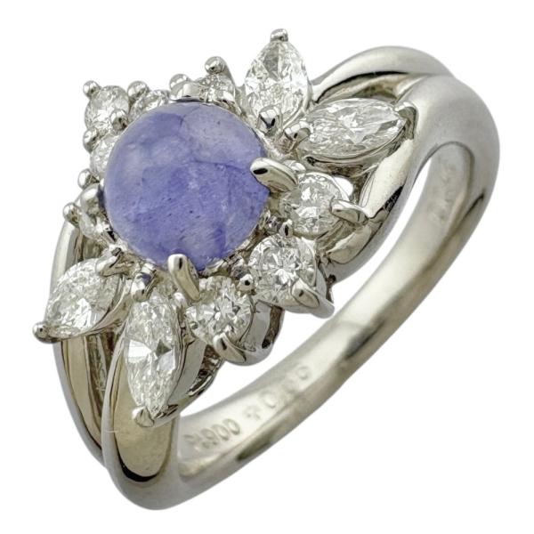 リング 指輪 11号 Pt900プラチナ サファイア レディース  中古 美品