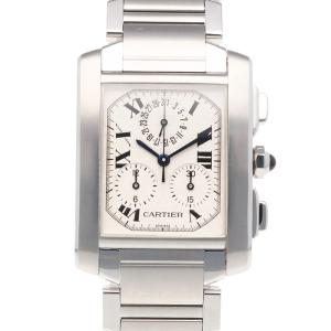 カルティエ タンクフランセーズ 腕時計 時計 ステンレススチール 2303 クオーツ ユニセックス 1年保証 CARTIER 中古 美品｜rk-y