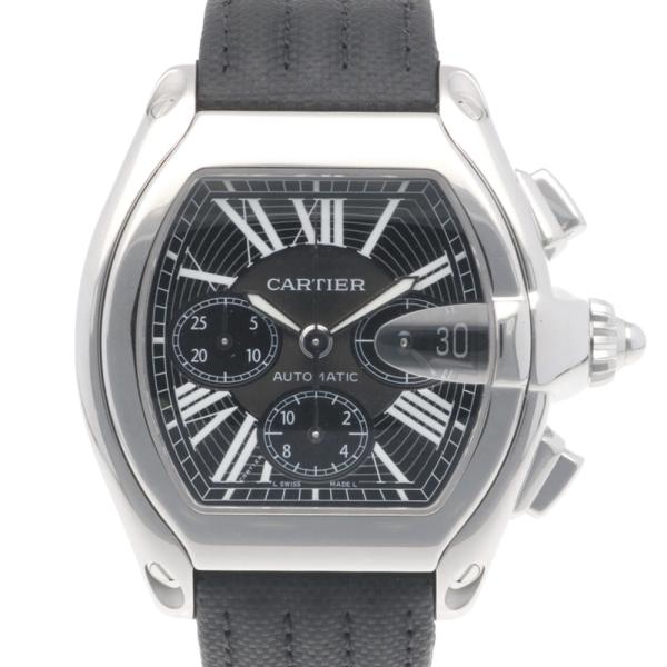 カルティエ ロードスター 腕時計 時計 ステンレススチール 2618 自動巻き メンズ 1年保証 C...