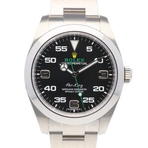 ロレックス エアキング オイスターパーペチュアル 腕時計 時計 ステンレススチール 116900 自動巻き メンズ 1年保証 ROLEX 中古 美品｜rk-y