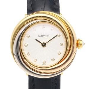 カルティエ トリニティ 腕時計 時計 18金 K18イエローゴールド 2357 クオーツ レディース 1年保証 CARTIER 中古｜rk-y