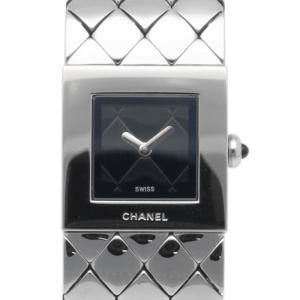 シャネル マトラッセ 腕時計 ステンレススチール クオーツ 1年保証  CHANEL 【中古】｜rk-y