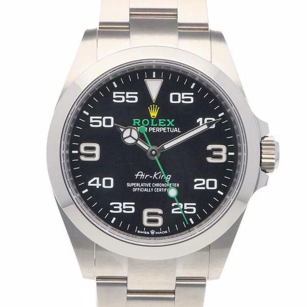 ロレックス エアキング 腕時計 時計 ステンレススチール 126900 自動巻き メンズ 1年保証 ...