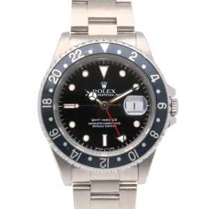 ロレックス GMTマスターI オイスターパーペチュアル 腕時計 ステンレススチール 16700 自動巻き 1年保証中古｜rk-y