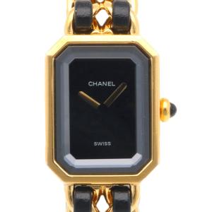 シャネル プルミエール M 腕時計 時計 GP H0001 クオーツ レディース 1年保証 CHANEL 中古 美品｜rk-y