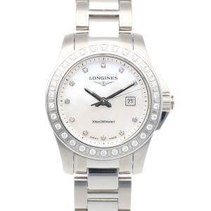 ロンジン LONGINES L3.158.0 コンクエスト ダイヤベゼル クォーツ レディース 良品 保証書付き_917446 ロンジン LONGINES L3.158.0 コンクエスト ダイヤベゼル クォーツ