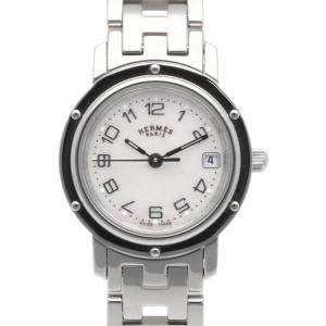 エルメス HERMES クリッパーナクレ 腕時計 ステンレススチール CL4.210 レディース 中古 美品｜rk-y