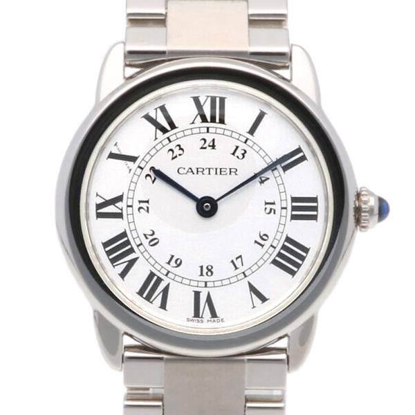 カルティエ CARTIER ロンドソロ SM 腕時計 ステンレススチール W6701004(3601...