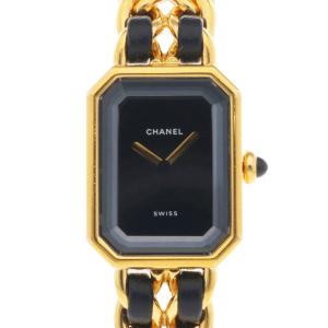 シャネル プルミエール M 腕時計 時計 GP H0001 クオーツ レディース 1年保証 CHANEL 中古｜rk-y