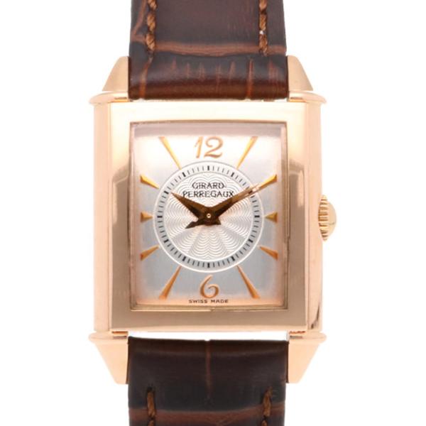 ジラール・ペルゴ GIRARD-PERREGAUX ヴィンテージ 腕時計 18金 K18ピンクゴール...