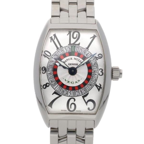 フランクミュラー ヴェガス 腕時計 ステンレススチール 5850VEGAS 自動巻き 1年保証 FR...