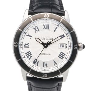 カルティエ ロンド クロワジエール 腕時計 時計 ステンレススチール 3886 自動巻き メンズ 1年保証 CARTIER 中古 美品｜rk-y