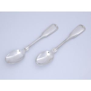銀食器　上田銀器工芸　銀製カトラリー　鶴亀　スプーンセット　フロス付き　未使用品 銀食器 上田銀器工芸 銀製カトラリー 鶴亀 スプーンセット