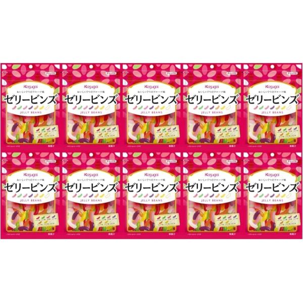 春日井製菓 Ｒゼリービンズ 76g ×10個