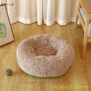 ペットベッド 猫 べッド犬ベッド 秋冬用 ラウ...の詳細画像2