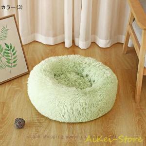 ペットベッド 猫 べッド犬ベッド 秋冬用 ラウ...の詳細画像3