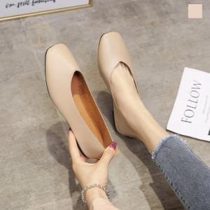 パンプス レディース シューズ ローヒール バ...の詳細画像5