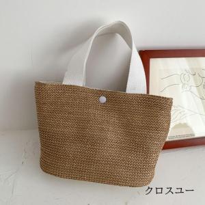 手提げバック かごバッグ レディース カバン ...の詳細画像1