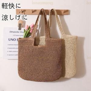 カゴバッグ 夏 かごバッグ おしゃれ トートバッ...の商品画像
