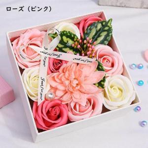 ソープフラワー ボックスフラワー 母の日ギフト...の詳細画像1