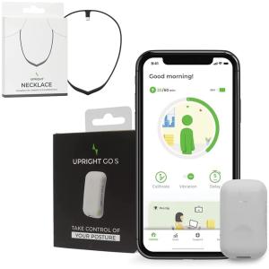 UPRIGHT GO S  + 専用ネックレススマホ連動型 ウェアラブル 姿勢サポート デバイス