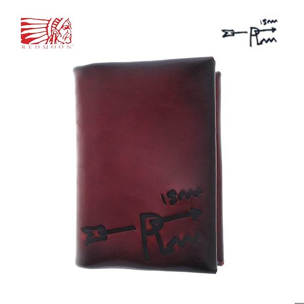 レッドムーン 財布 REDMOON 二つ折り  ISM-GHOST-S ミドルサイズ ウォレット レ...