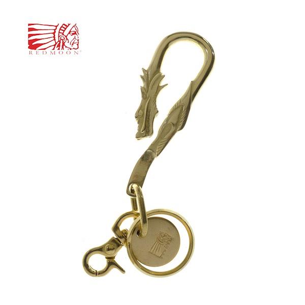 REDMOON（レッドムーン）キーホルダー MM-BK-FD 真鍮 ドラゴンデザイン アクセサリー ...