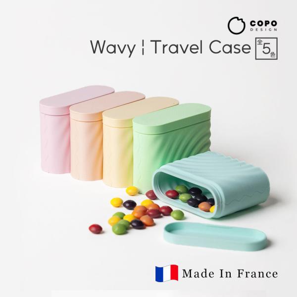 【Copo Design】Travel Case（トラベルケース）/ Wavy / 全5色 / フラ...