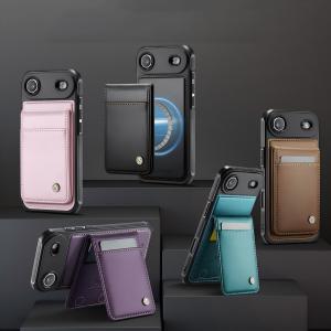 iPhone Air ケース 背面型 手帳型 アイホンエアー PUレザー MagSafe対応 マグネット カードポケット 分離可能 FRiD カバー スタンド TPU ビジネス 薄型 シンプル
