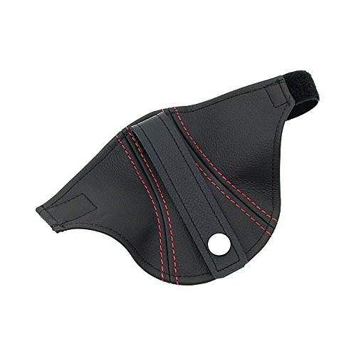 JADE(ジェイド) レカロ専用 本革シートベルトガイド 左右共通 ナチュラルタイプ 本革×レッドス...