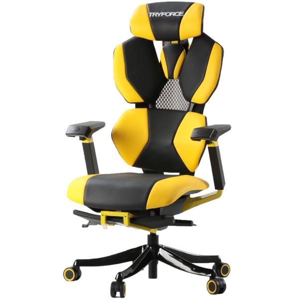 TRYFORCE TG-01 ゲーミングチェア -イエロー