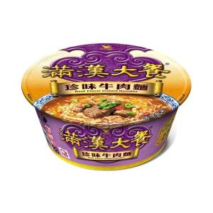 《統一》 滿漢大餐 珍味牛肉麺  (187g) （珍味牛肉・カップラーメン） 《台湾 お土産》｜rnet-servic