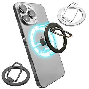 BZGLAM マグネットリング MagSafe のみ対応 スマホリング 携帯リング 薄型 落下防止 指輪型 スタンド機能 iPhone リング