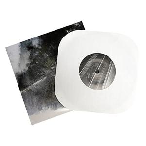 MayRecords 7寸レコードケース EP用クラフト保護袋内袋ジャケットスリーブ ホールあり 角なし オープン開口式 20枚