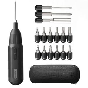 Umimile (ユミマイル)電動ドライバー 小型 Type-C充電式 3.6V 手動/電動 ドライバー ビット14本付き 140g超軽量? コ